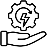 Energy Efficiency Optimization Icon